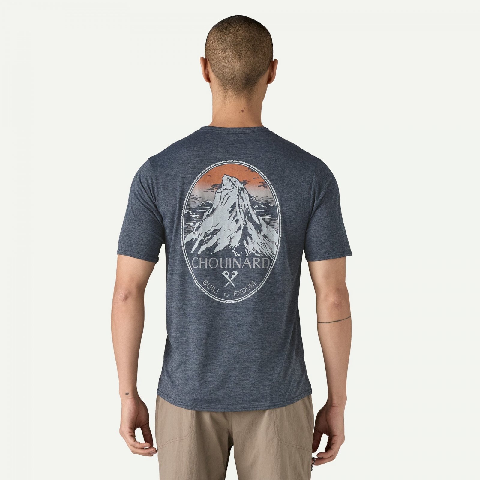 Tricou - M Capilene Cool Daily Graphic Lands - Albastru