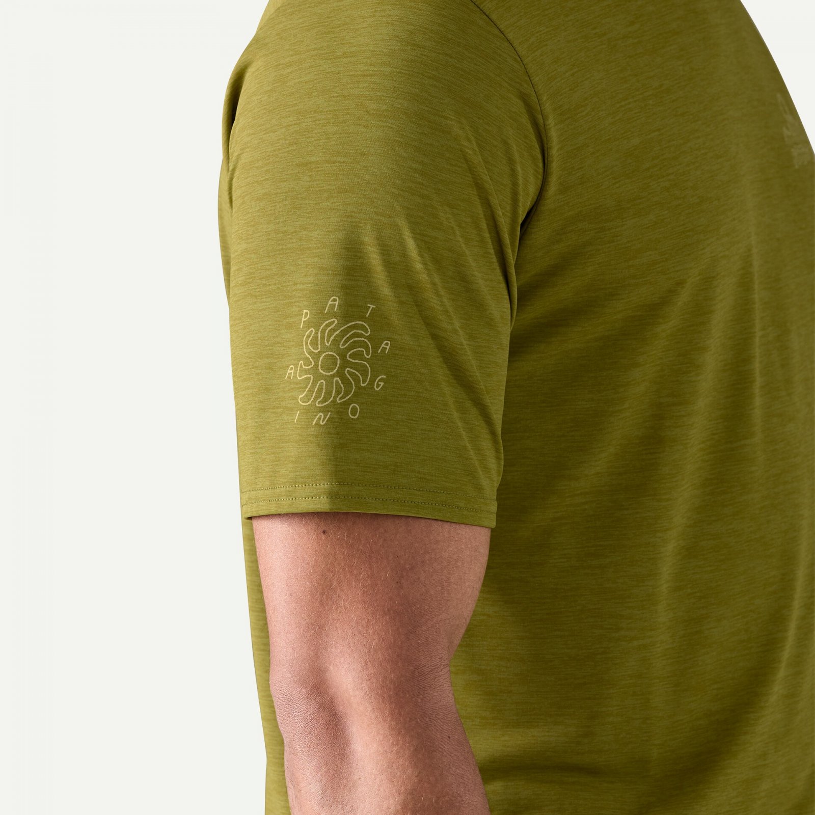 Tricou - M Capilene Cool Daily Graphic Lands - Albastru