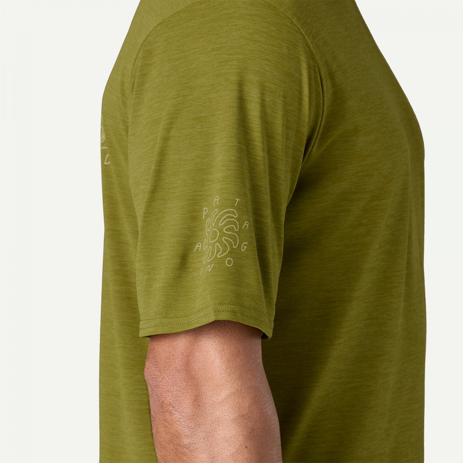 Tricou - M Capilene Cool Daily Graphic Lands - Albastru