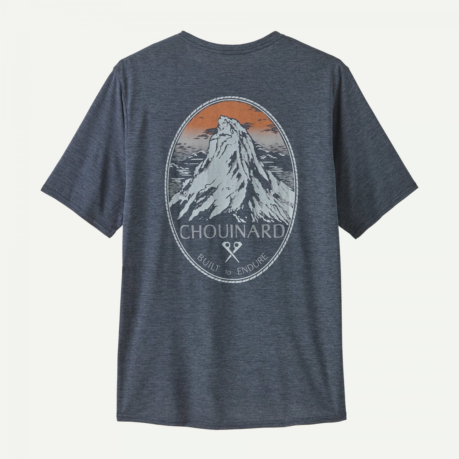 Tricou - M Capilene Cool Daily Graphic Lands - Albastru