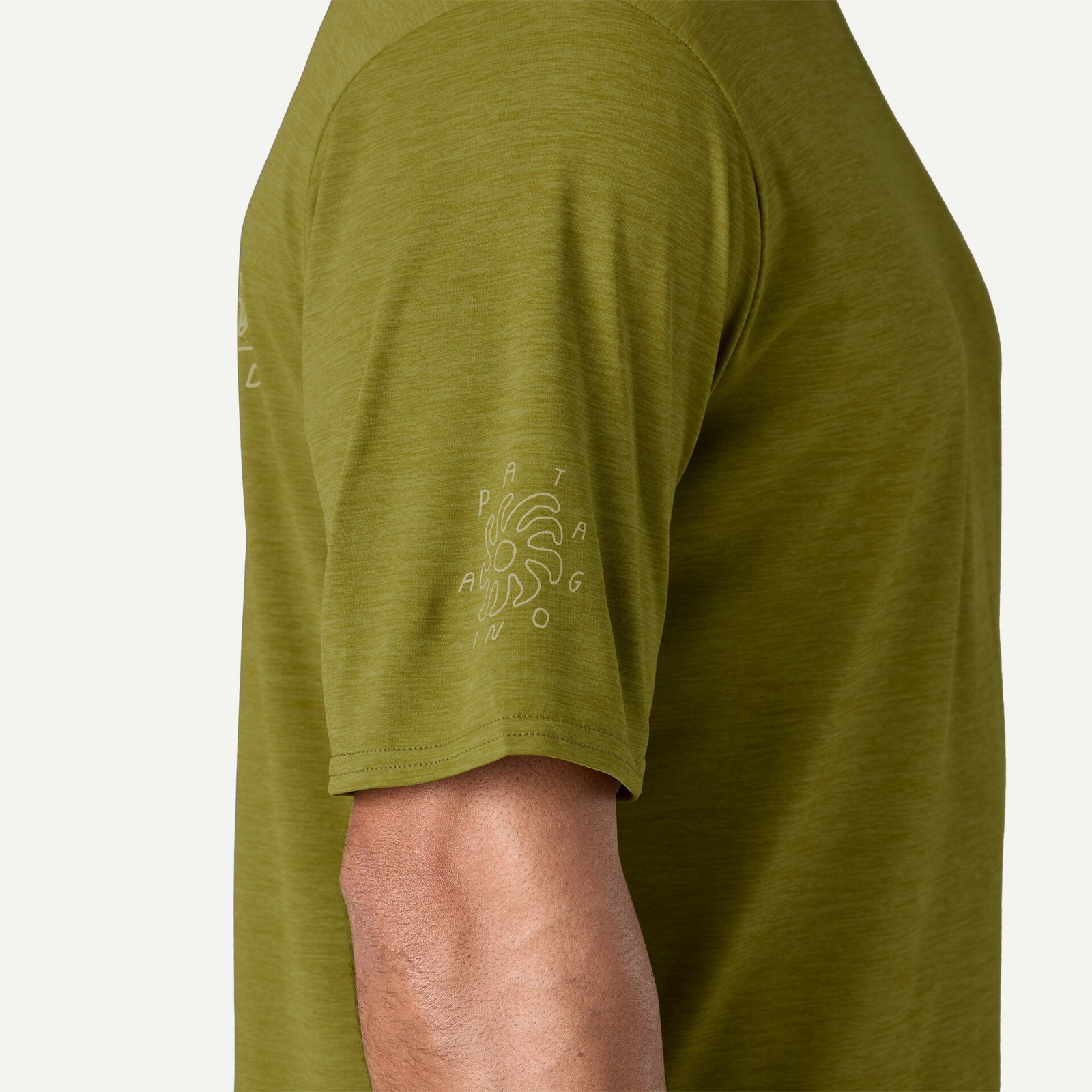 Tricou - M Capilene Cool Daily Graphic Lands - Albastru