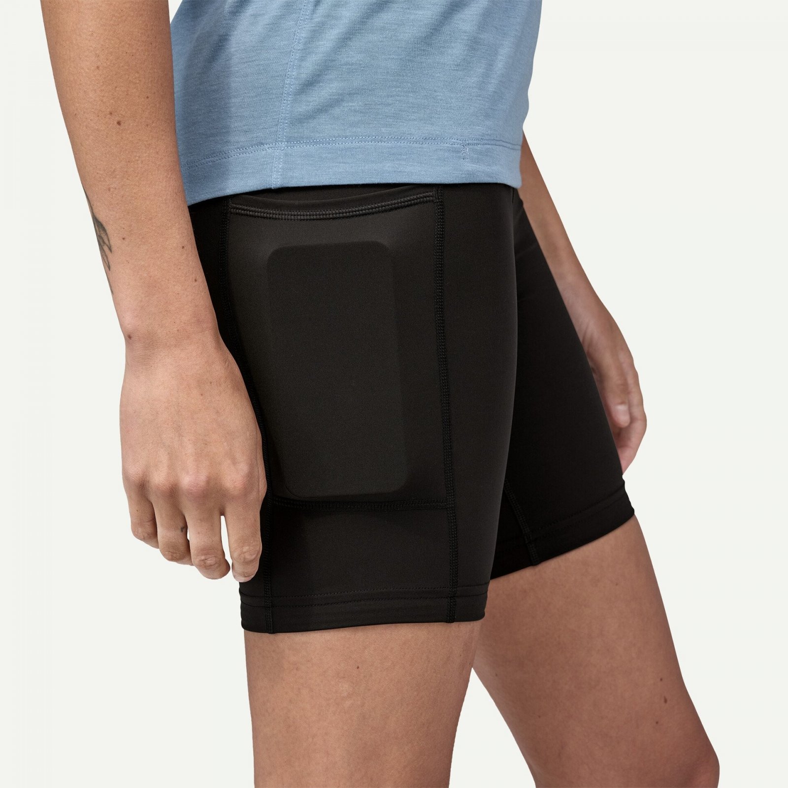 Sort - W Nether Bike Shorts - Albastru