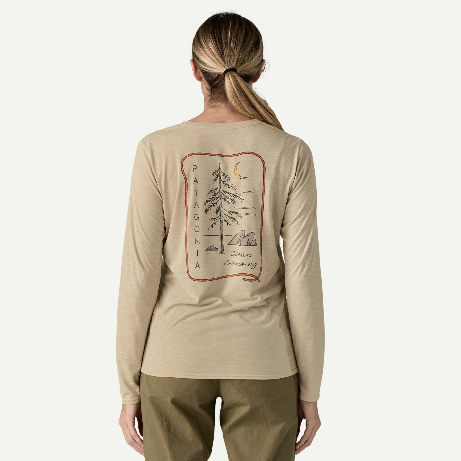 Bluza - W Capilene Cool Daily Graphic Lands - Mov