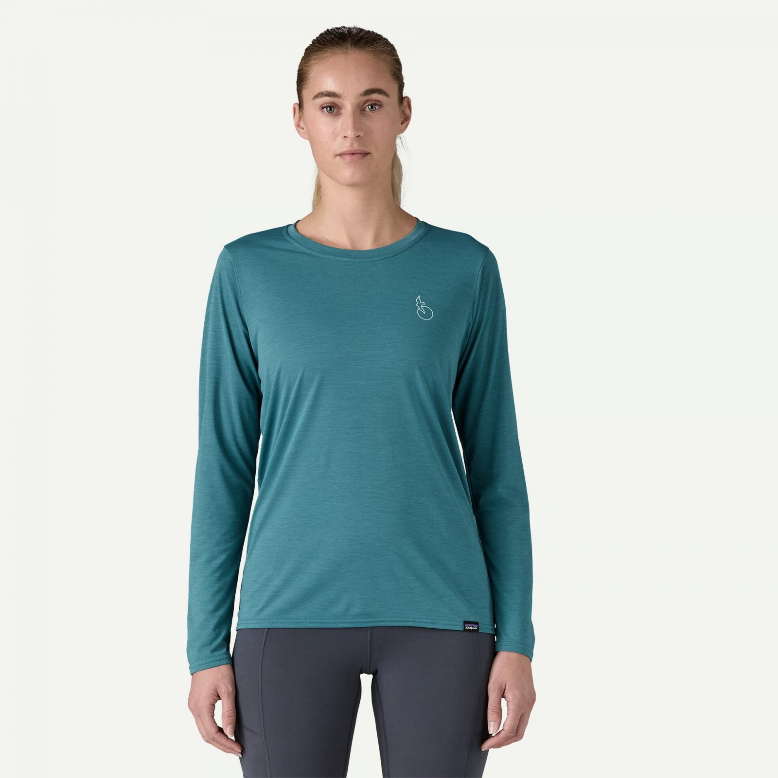 Bluza - W Capilene Cool Daily Graphic Waters - Albastru