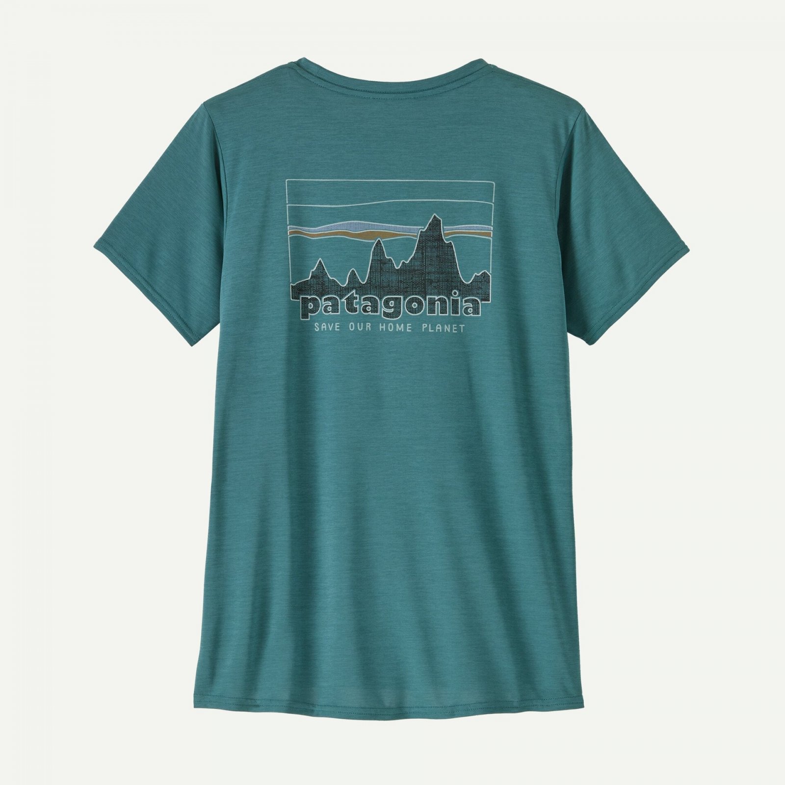 Tricou - W Capilene Cool Daily Graphic - Albastru