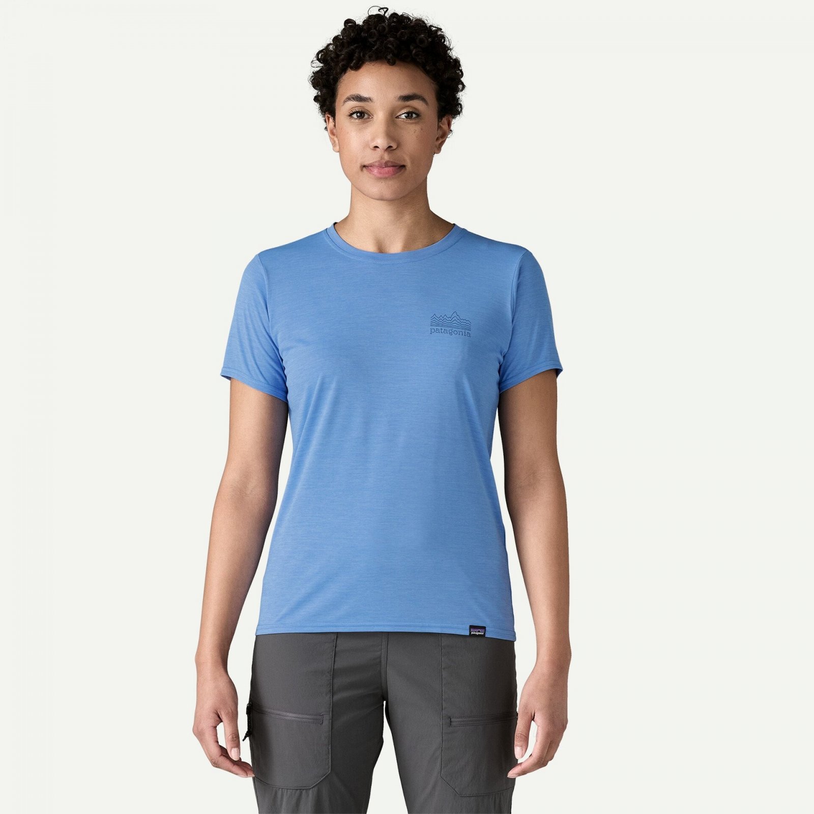 Tricou - W Capilene Cool Daily Graphic - Albastru