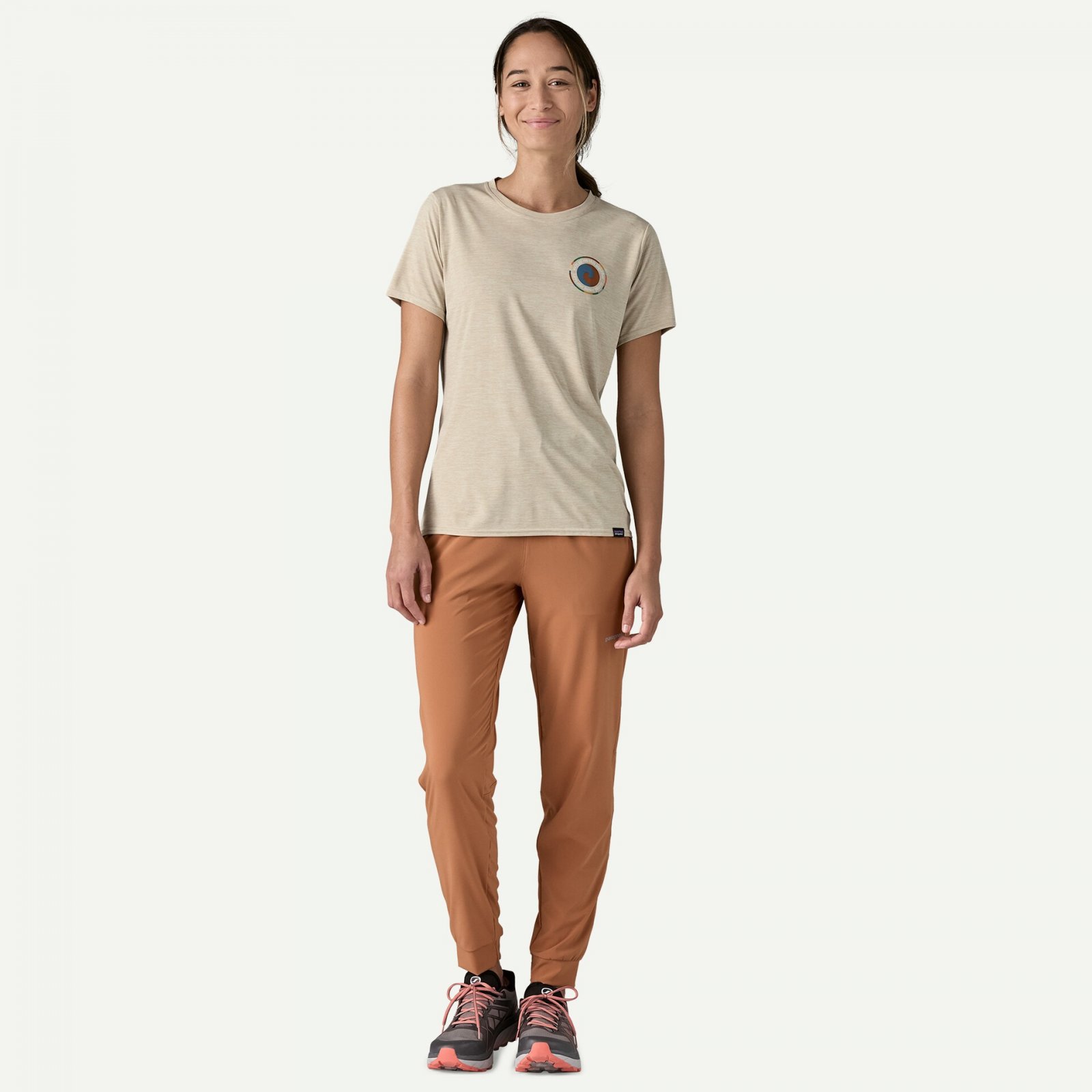 Tricou - W Capilene Cool Daily Graphic - Albastru