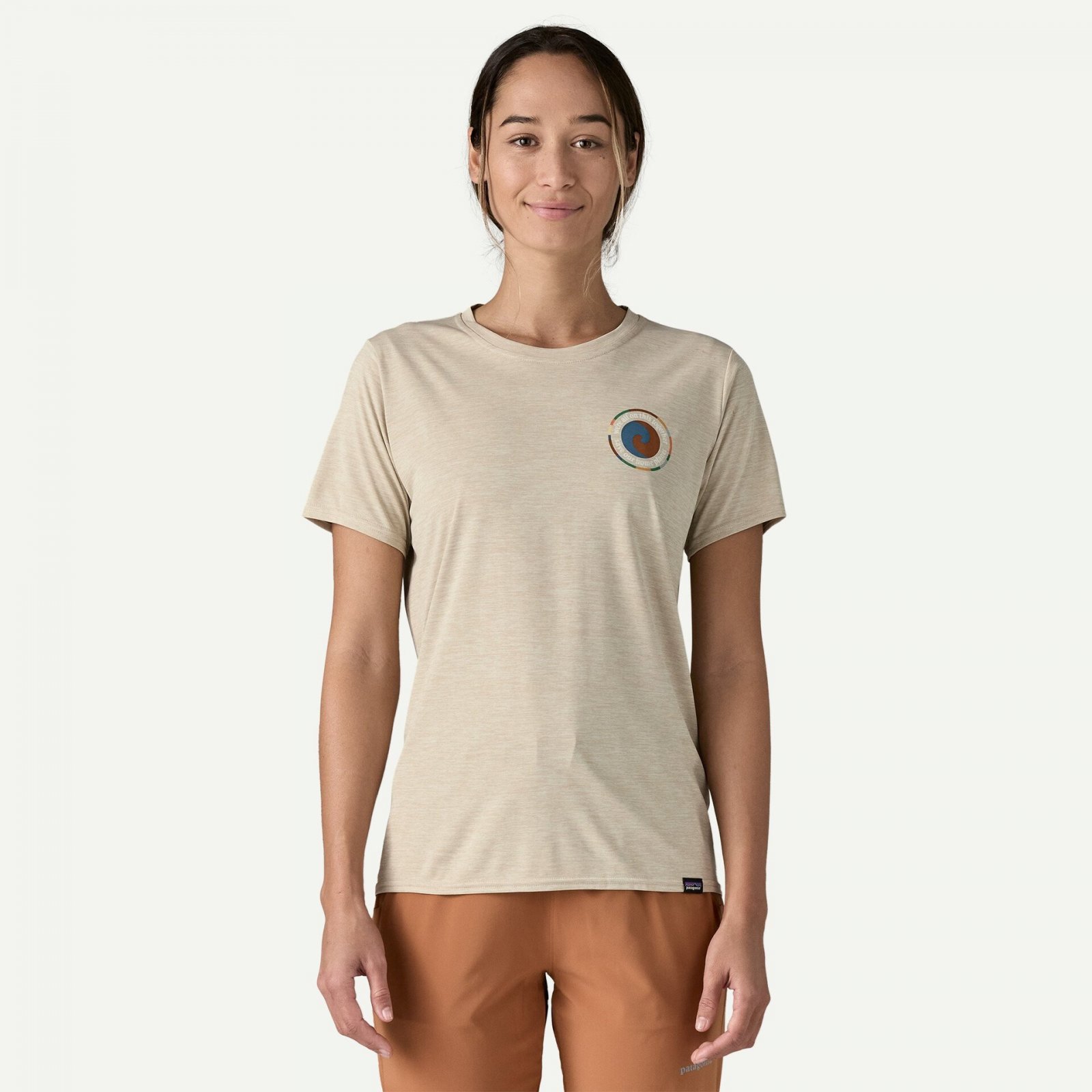 Tricou - W Capilene Cool Daily Graphic - Albastru
