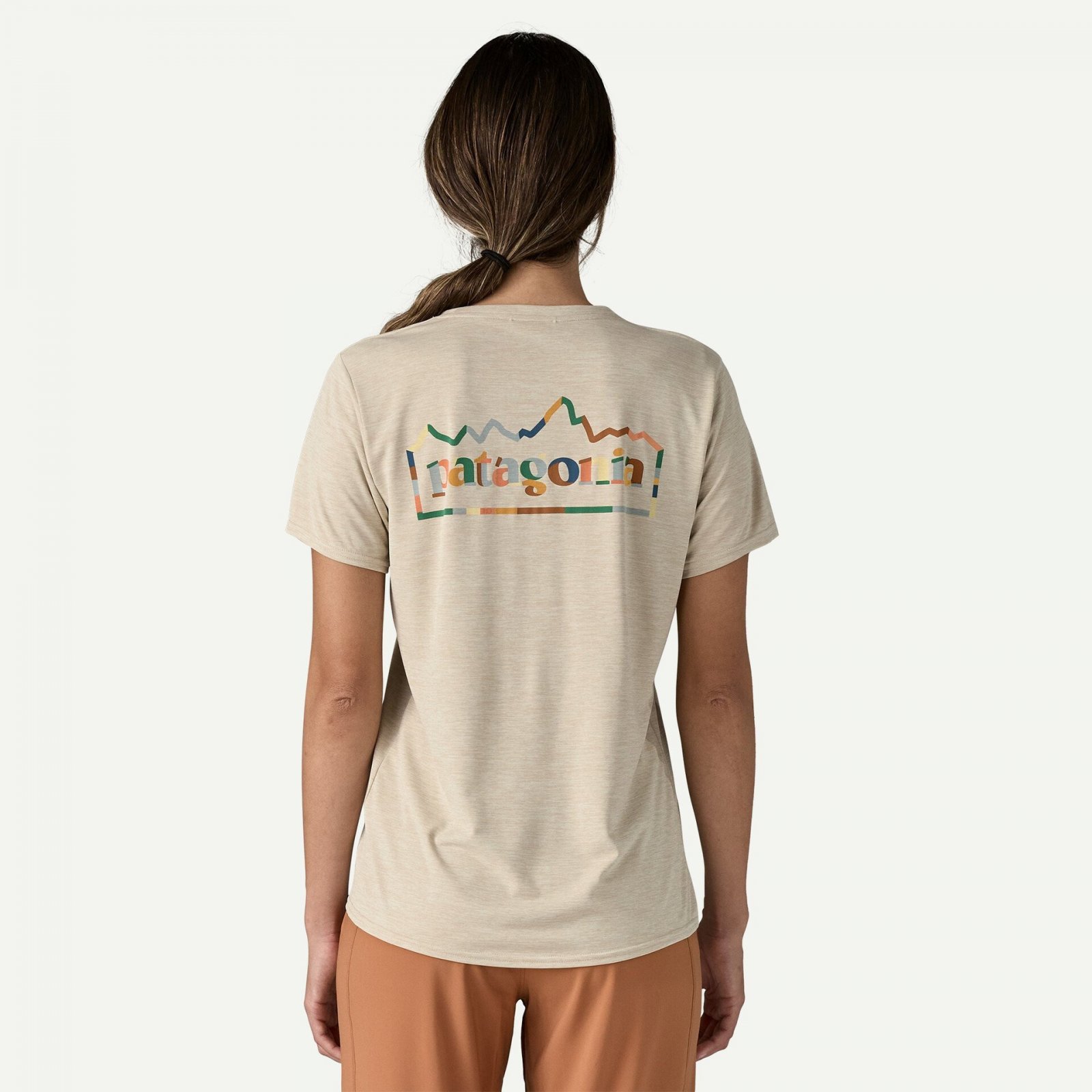 Tricou - W Capilene Cool Daily Graphic - Albastru