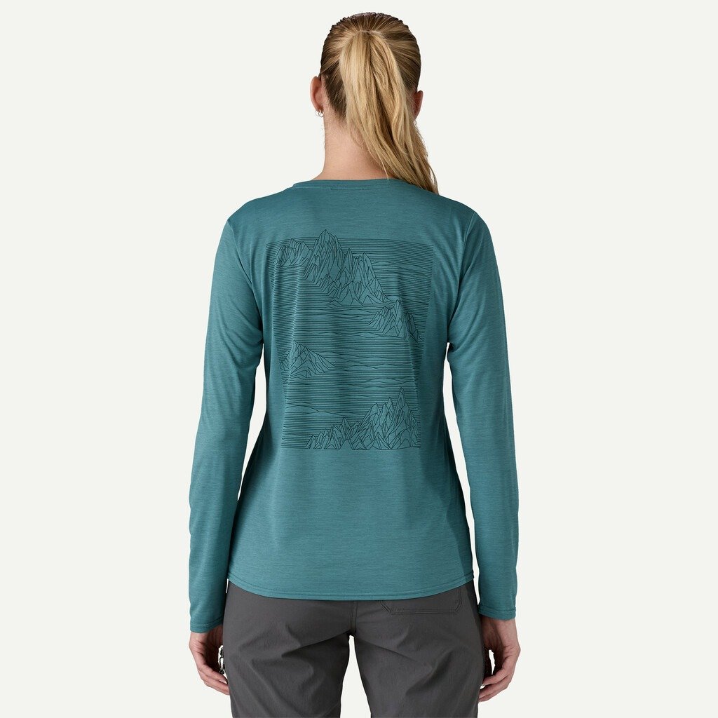 Bluza - W Capilene Cool Daily Graphic - Albastru