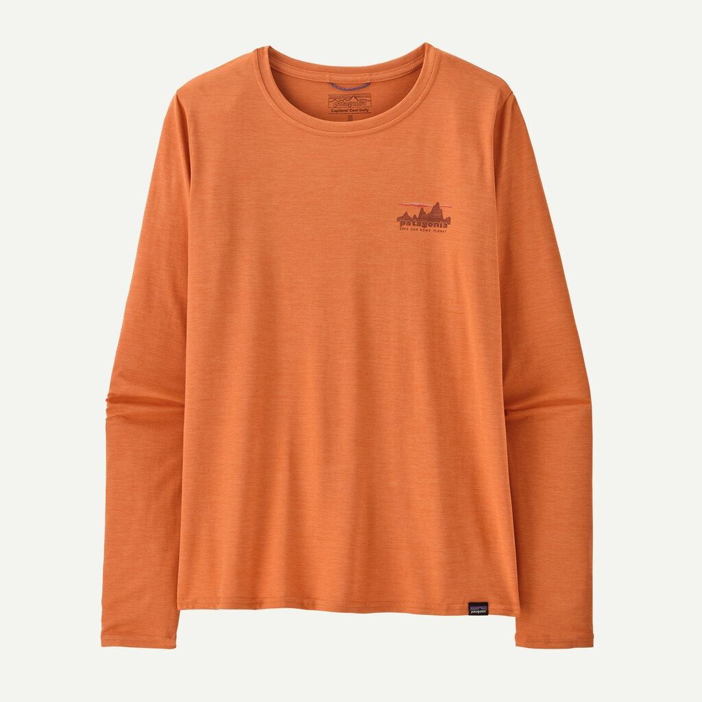 Bluza - W Capilene Cool Daily Graphic - Albastru