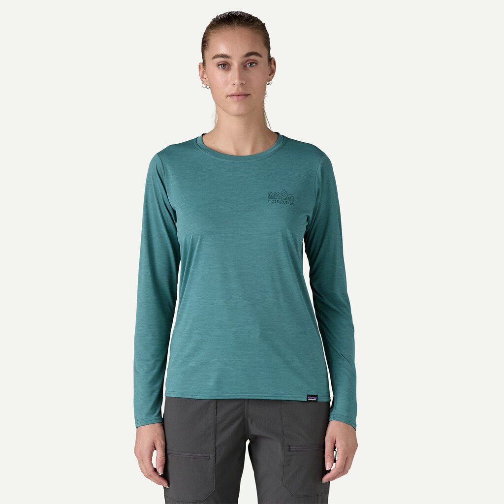 Bluza - W Capilene Cool Daily Graphic - Albastru