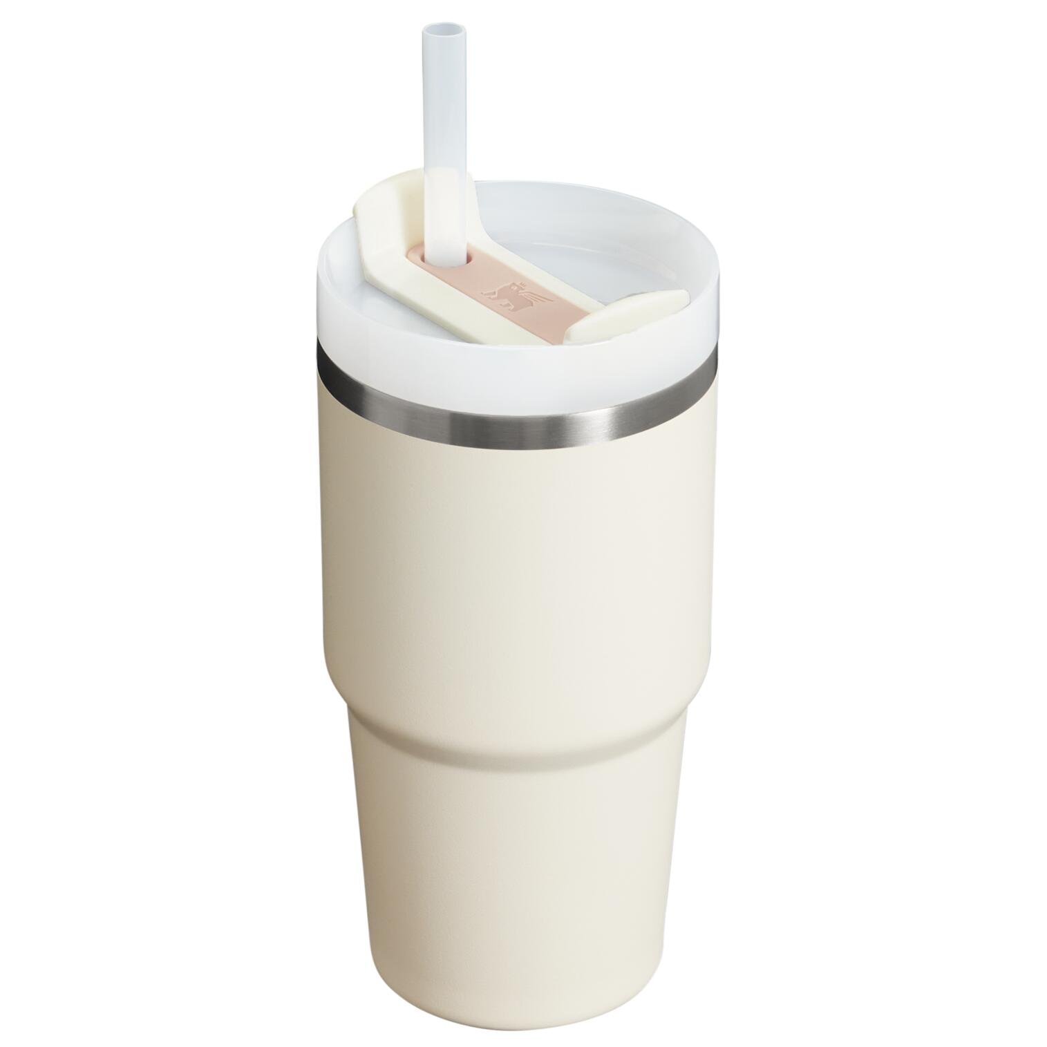Stanley - termos tip sticla cu pai - Quencher H2.0 FlowState - Roz - 0.6L