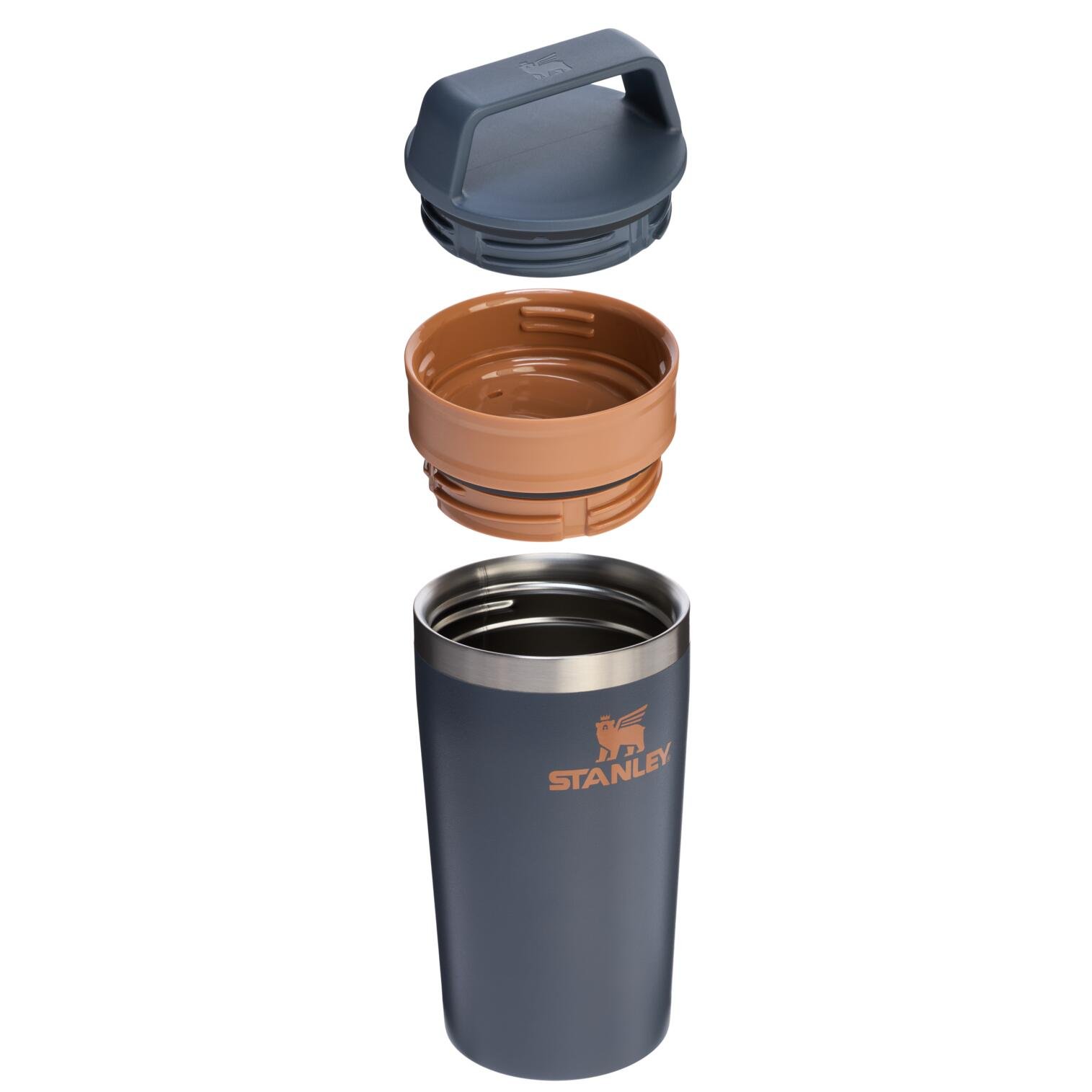 Stanley - termos tip cana cafea - Cafe-To-Go Travel Mug - Gri - 0.23 L