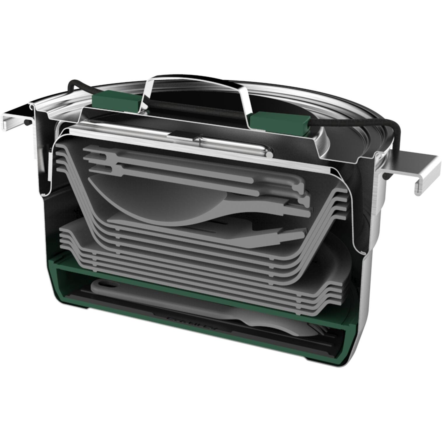 Stanley - set gatit - Adventure Full Kitchen Base Camp - Stainless Steel - 3.5 L