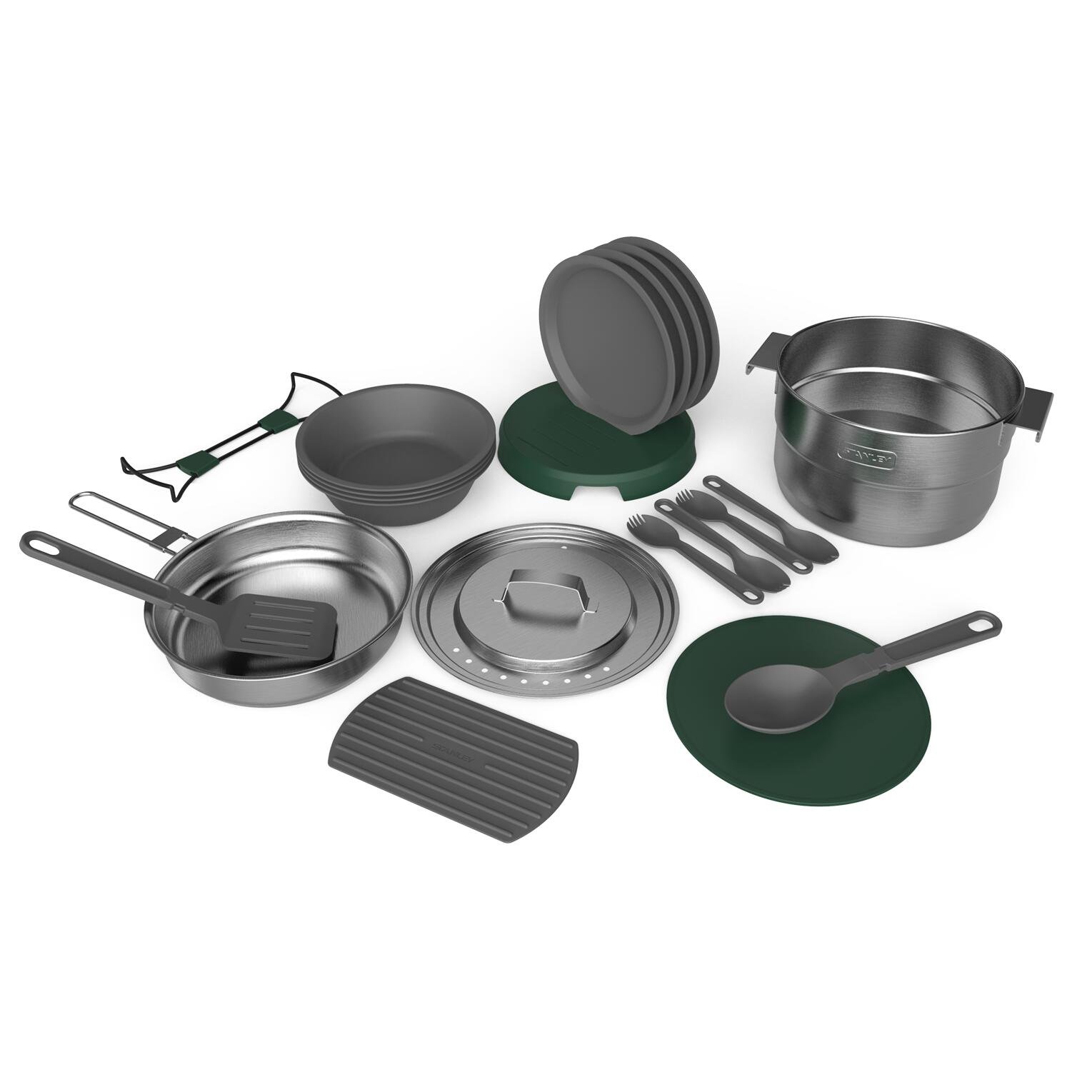 Stanley - set gatit - Adventure Full Kitchen Base Camp - Stainless Steel - 3.5 L