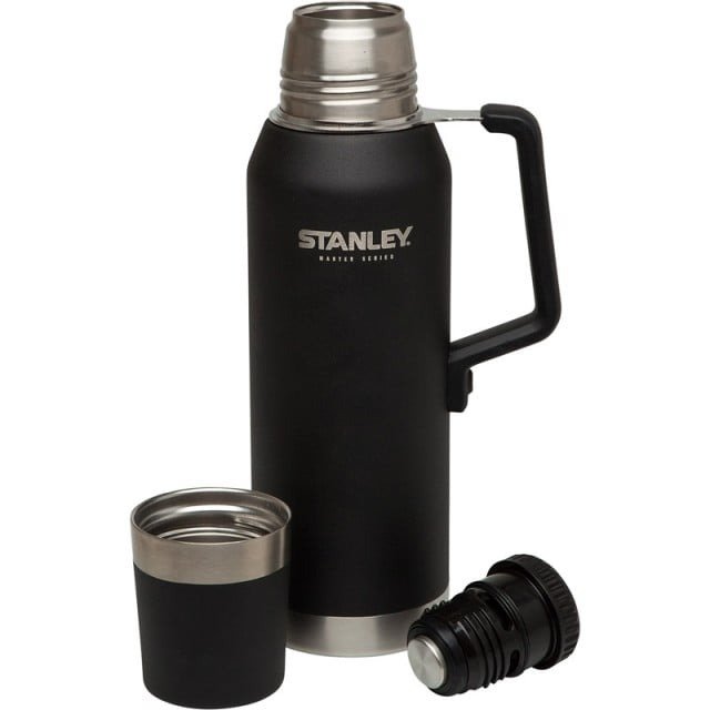 Stanley - termos clasic cu maner - Master Unbreakable Thermal Bottle - Black - 1.3 L