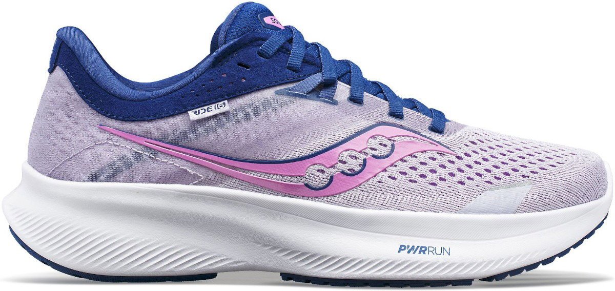 Saucony - pantofi alergare pentru femei - Ride 16 - mauve | indigo